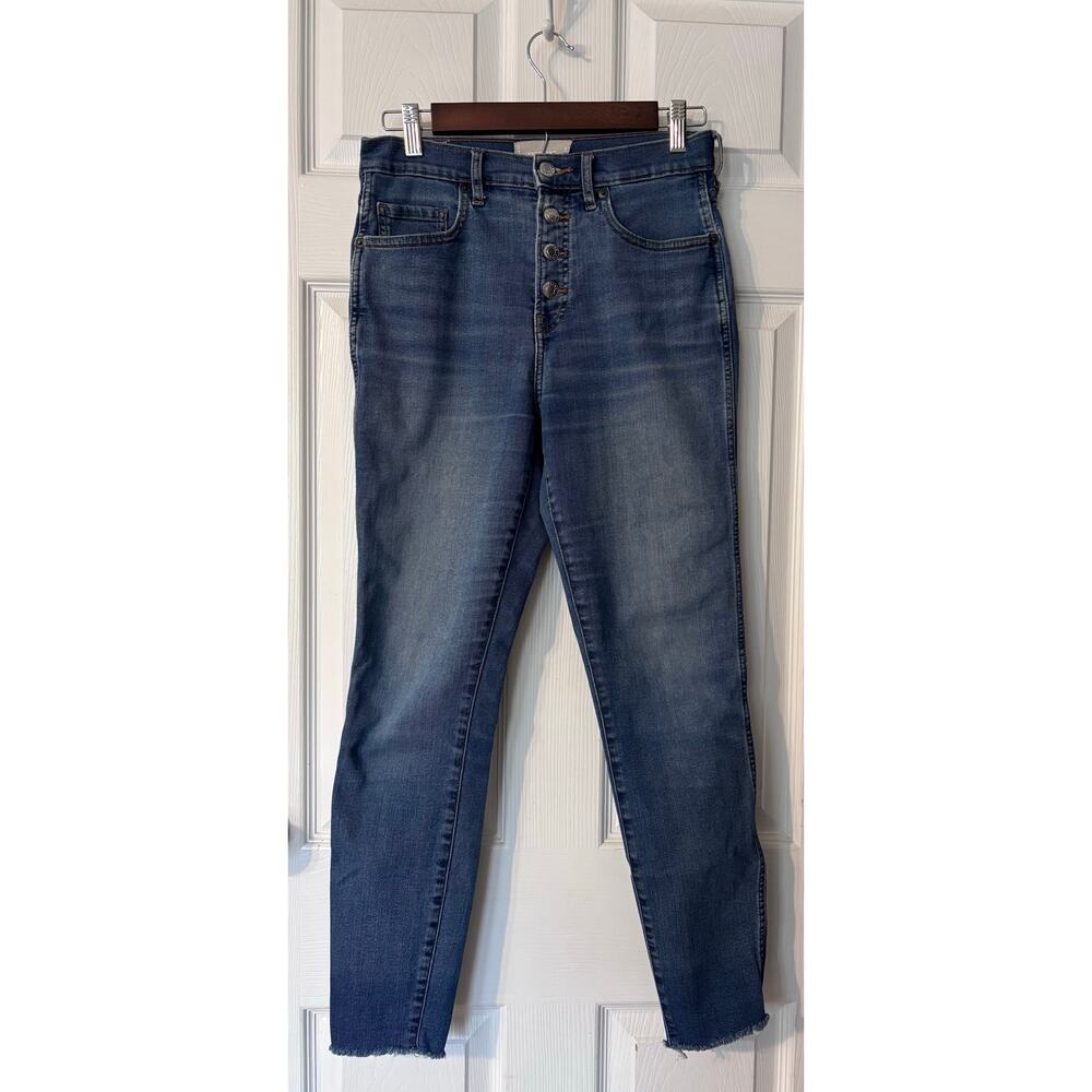 Everlane Jeans Women's Size 28 Straight Leg Slim Fit Button Fly